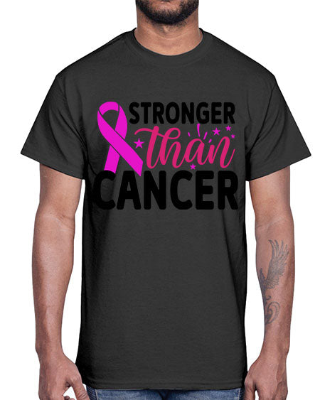 Stronger Than Cancer 6#- breast cancer- Cotton Tee
