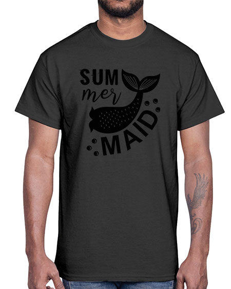 Sum mer maid 01#- summer- Cotton Tee