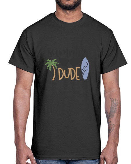 Summer dude 58#- summer- Cotton Tee