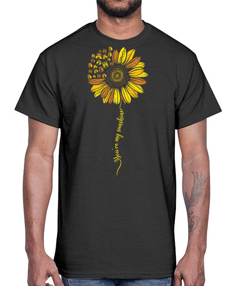 Sunflower Owl You Are My A TurtleRabbit 19#- owl- Cotton Tee