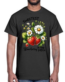 Sweetest Strawberry In The Patch 1598#- strawberry- Cotton Tee
