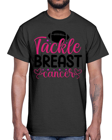 Tackle Breast Cancer 4#- breast cancer- Cotton Tee
