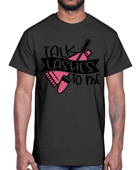 Talk Lashes To Me Style 17#-makeup Cotton Tee