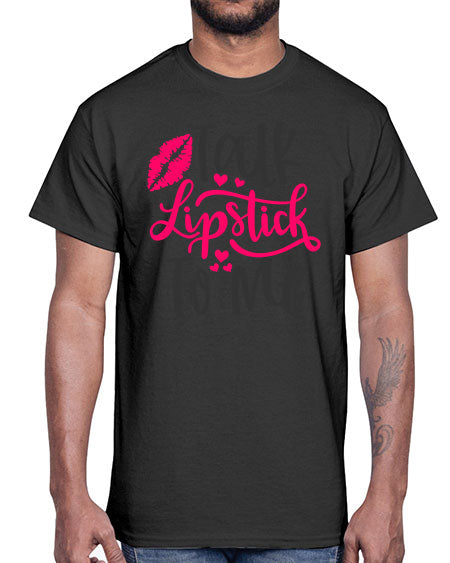 Talk Lipstick To Me Style 217#-makeup Cotton Tee