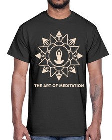 The Art of Meditation 543#- yoga- Cotton Tee