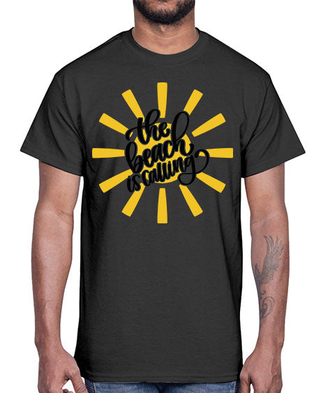The Beachy Is Calling Style 10#- summer- Cotton Tee