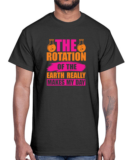 The Rotation Of The Earth Really Makes My Day 14#- nature- Cotton Tee