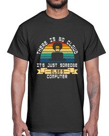 There is no cloud 11#- computer- Cotton Tee