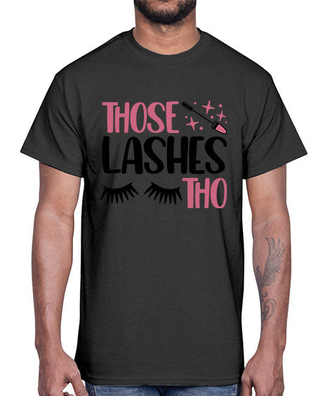Those Lashes Tho Style 11#-makeup Cotton Tee