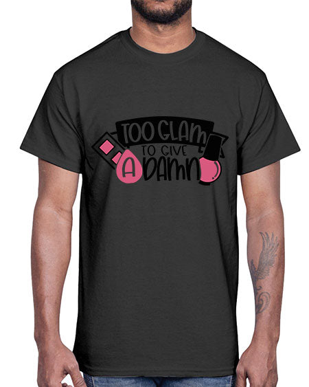 Too Glam To Give A Damn Style 10#-makeup Cotton Tee