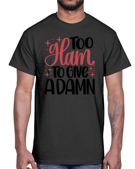 Too Glam To Give A Damn Style 9#-makeup Cotton Tee