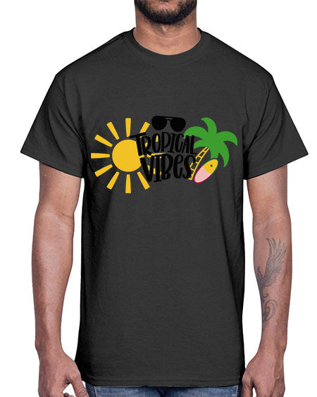 Tropical Vibes Style 9#- summer- Cotton Tee