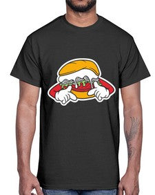Try me 257#- cartoon food- Cotton Tee