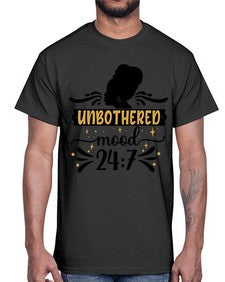 Unbothered mood Style 2#- black girls or women- Cotton Tee