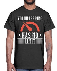 Volunteering Has No Limit Style 17#- volunteer- Cotton Tee