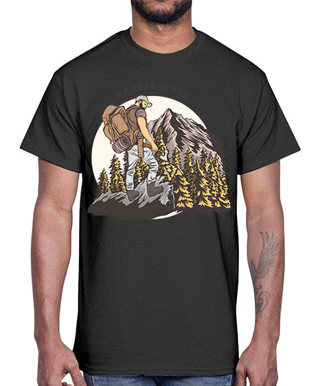 Wander More 3#- nature- Cotton Tee