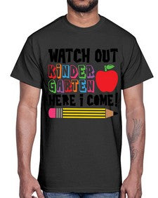 Watch Out Kindergarten 990#- kindergarten- Cotton Tee