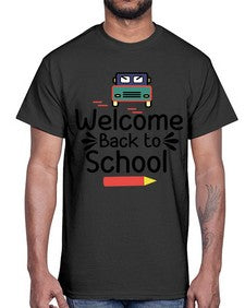 Welcome Back to School 996#- last day of school- Cotton Tee
