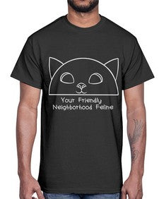 Your Friendly Neighborhood- cats- Cotton Tee