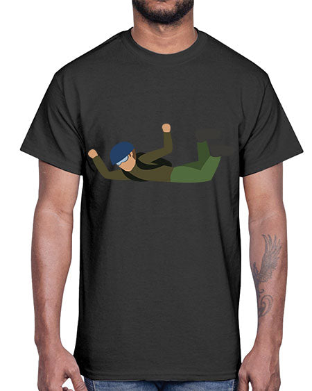 all in one 04#- parachute- Cotton Tee