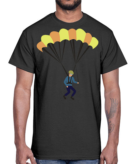 all in one 08#- parachute- Cotton Tee