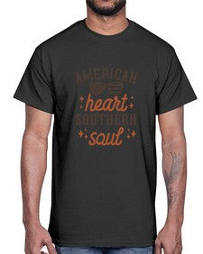 american heart southern soul 231#- western- Cotton Tee