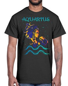 aquarius 13#- aquarius- Cotton Tee