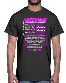 aquarius 86#- aquarius- Cotton Tee