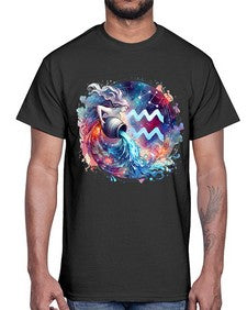 aquarius 90#- aquarius- Cotton Tee