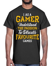 as a gamer understan the passion 61#- video games- Cotton Tee