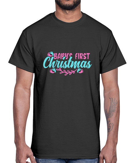 babys first christmas Style 36#- baby- Cotton Tee