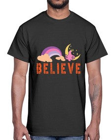 believe 47#- unicorn- Cotton Tee