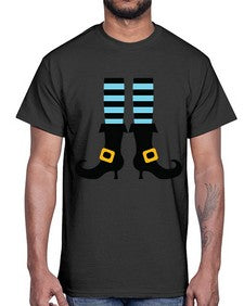 bluewitchlegs 47#- witch- Cotton Tee