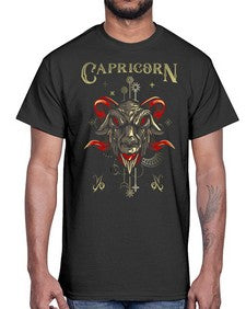 capricorn 15#- capricorn- Cotton Tee