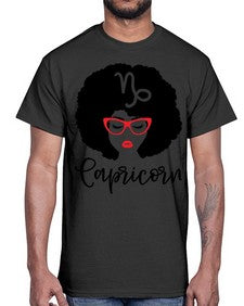 capricorn 199#- capricorn- Cotton Tee