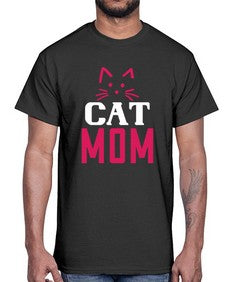 cat mom Style 34#- cats- Cotton Tee