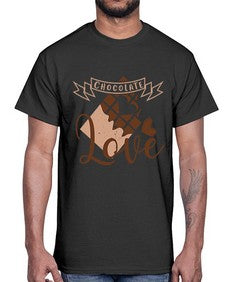 chocolate love 96#- chocolate- Cotton Tee