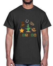 cowboy 343#- western- Cotton Tee