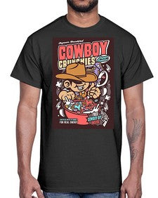 cowboy crunchies 345#- western- Cotton Tee
