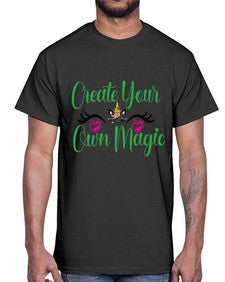 create your own magic 83#- unicorn- Cotton Tee