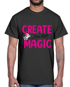 create your own magic 86#- unicorn- Cotton Tee