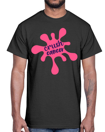 crush cancer Style 14#- breast cancer- Cotton Tee