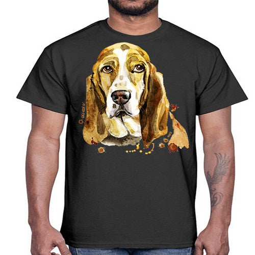 dog 107#- dogs- Cotton Tee