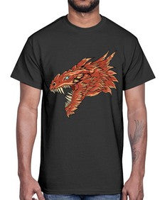 dragon 184#- dragon- Cotton Tee