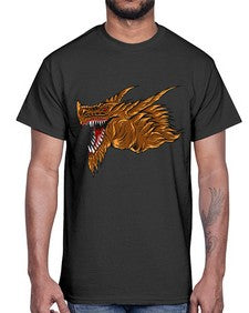 dragon 187#- dragon- Cotton Tee