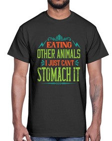eating other animals 161#- vegan- Cotton Tee