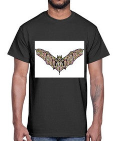 ethnic bat 415#- mandala- Cotton Tee