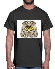 ethnic eagle 421#- mandala- Cotton Tee