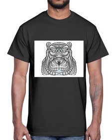 ethnic hippo 426#- mandala- Cotton Tee