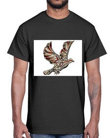 ethnic pigeon 437#- mandala- Cotton Tee